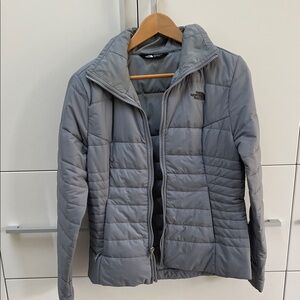 The North Face Charcoal Quilted Jacket